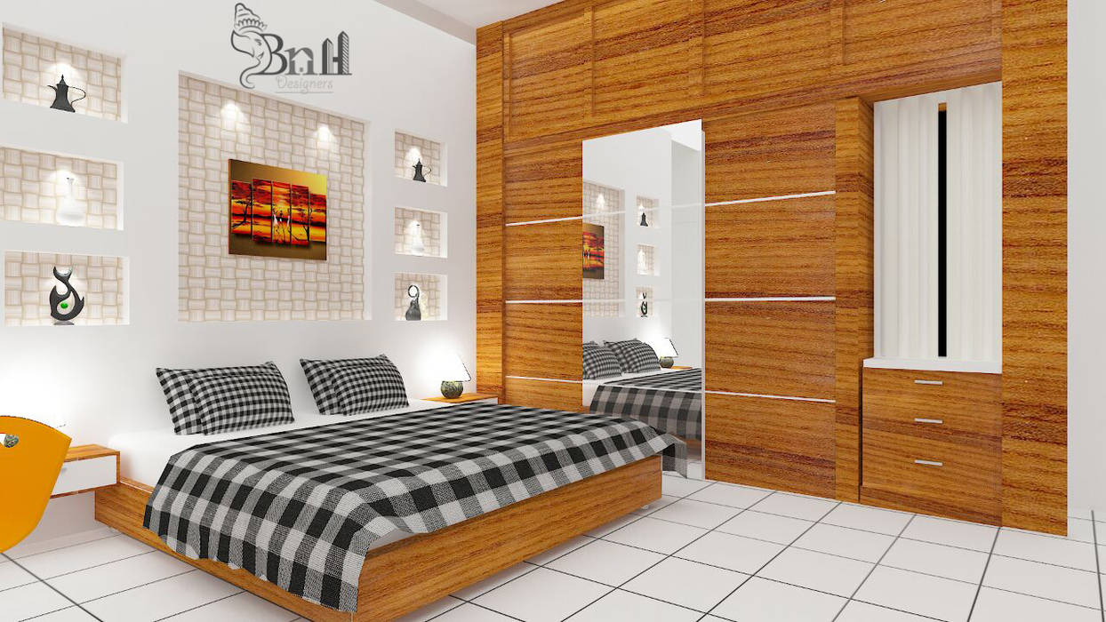 Residential Duplex Villa, BNH DESIGNERS BNH DESIGNERS Dormitorios de estilo moderno