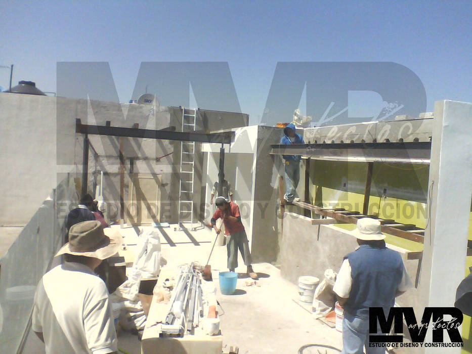 MVR ARQUITECTOS Remodelación Sky Garden Somático - Proceso de Trabajo MVR ARQUITECTOS Diseño y Construcción Balcones y terrazas modernos