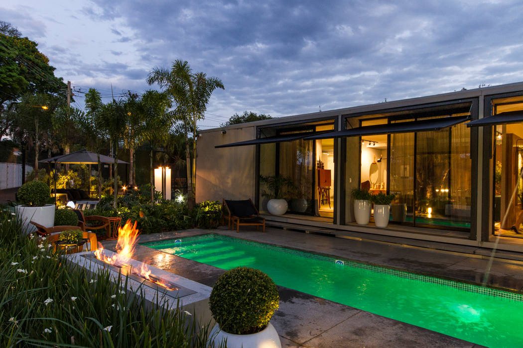 Casacor Minas 2016 Area Da Piscina Cls Arquitetura Piscinas Modernas Verde Homify