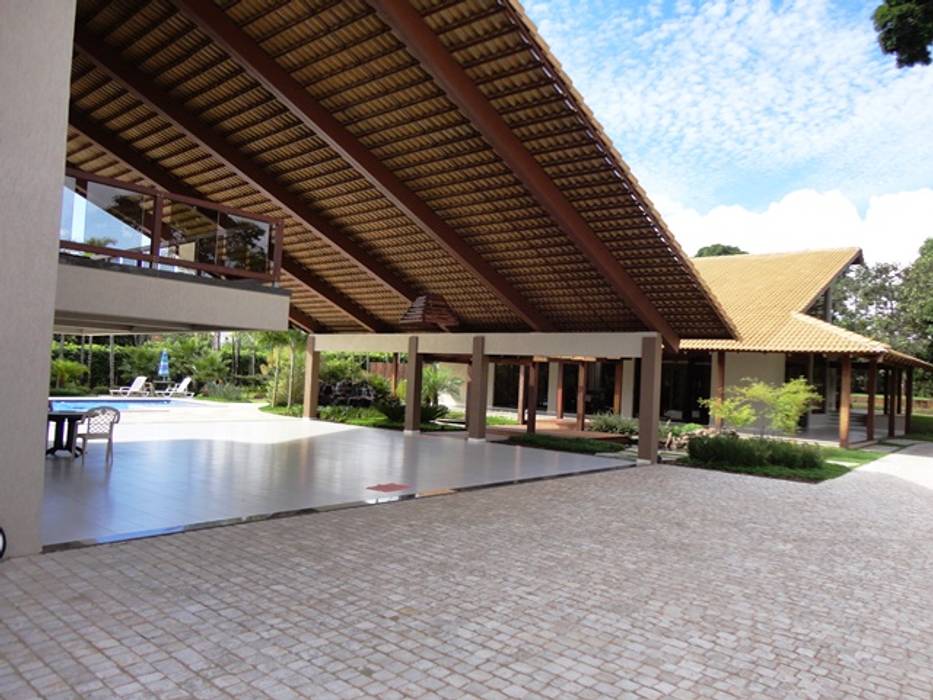 Casa de Campo, Guilherme Elias Arquiteto Guilherme Elias Arquiteto 컨트리스타일 주택 우드 우드 그레인