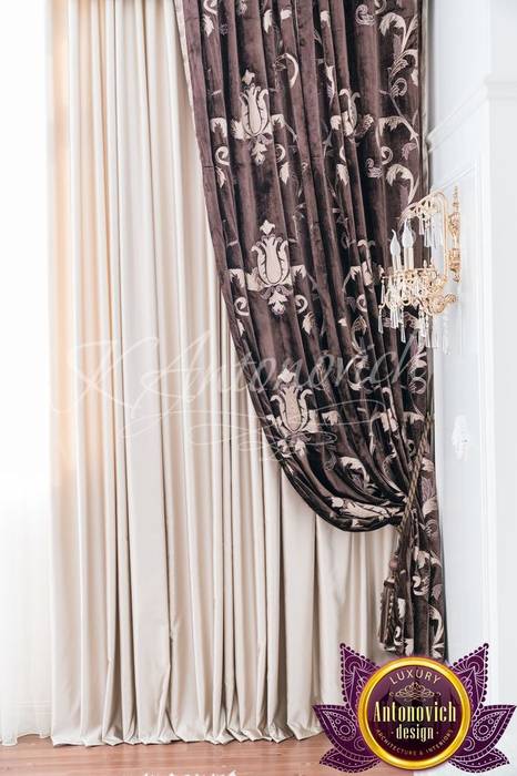 ​ Curtains Design Dubai of Katrina Antonovich, Luxury Antonovich Design Luxury Antonovich Design Living room