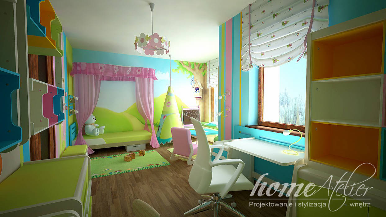 Stylowe retro, Home Atelier Home Atelier Klasyczny pokój dziecięcy