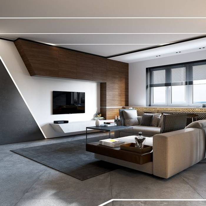 INTERIOR FLAT, Archie-Core Archie-Core Modern living room