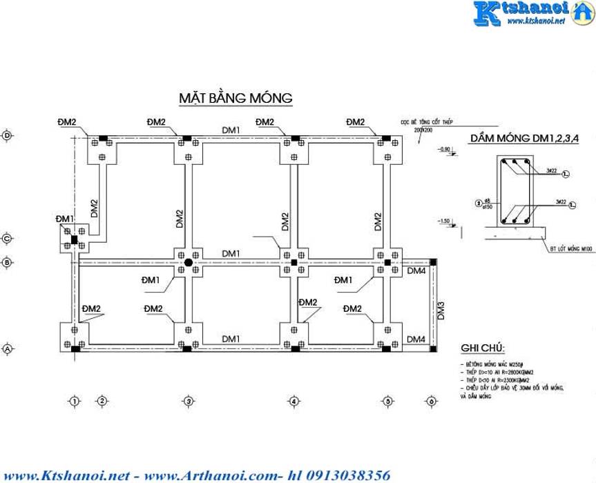 Mẫu thiết kế biệt thự 3 tầng 9x16m hiện đại, Văn phòng kiến trúc Ktshanoi Văn phòng kiến trúc Ktshanoi