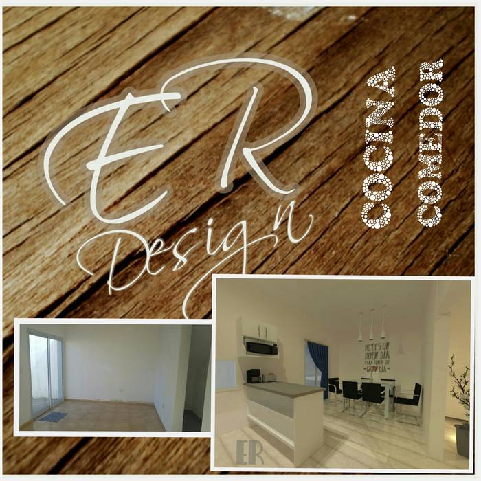 Duplex chacras del norte, Córdoba, ER Design. @eugeriveraERdesign ER Design. @eugeriveraERdesign Cocinas modernas: Ideas, imágenes y decoración