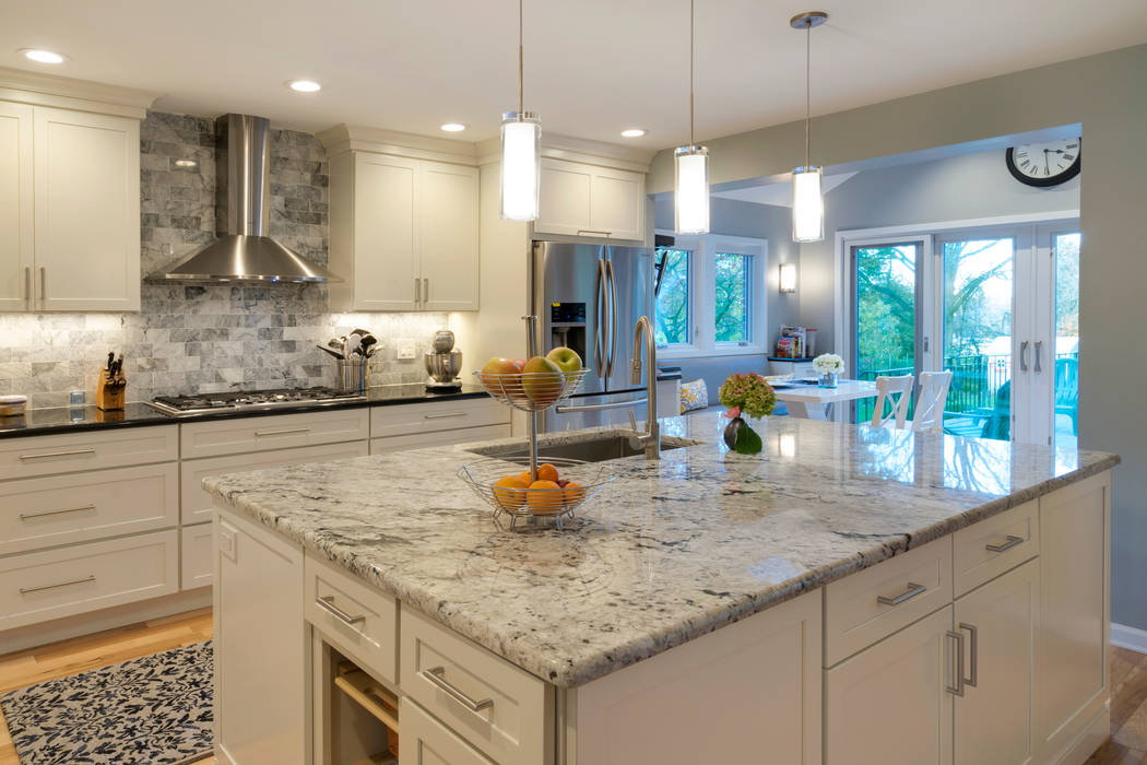 Ardmore Library Kitchen Tour Featured Kitchen, Main Line Kitchen Design Main Line Kitchen Design Klassieke keukens Graniet