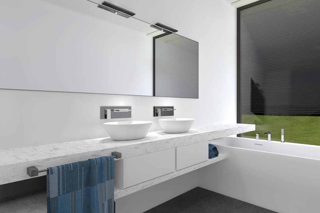 Projeto Quartzo, Magnific Home Lda Magnific Home Lda Modern bathroom