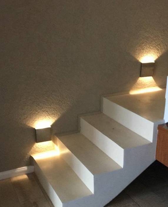 Aplique bidirecciona para interior, Iluminacion creativa. Iluminacion creativa. Pasillos, vestíbulos y escaleras modernos