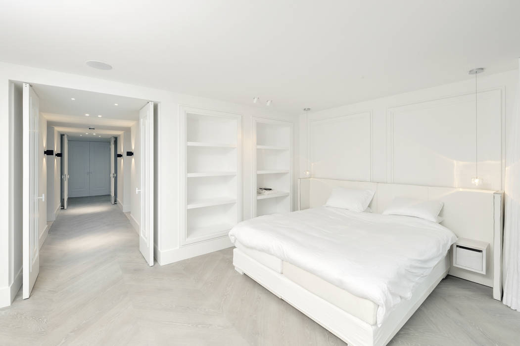 PENTHOUSE AMSTERDAM, J.PHINE J.PHINE Minimalistische slaapkamers