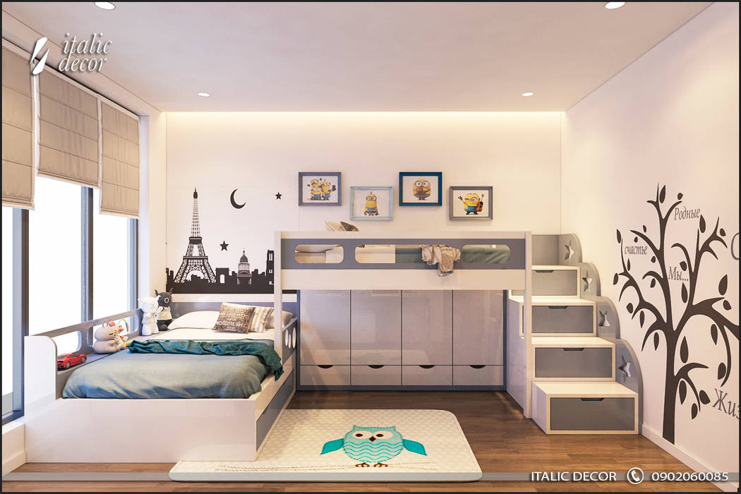 homify Modern nursery/kids room