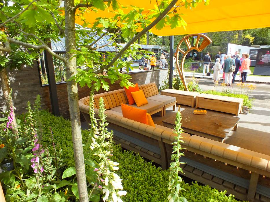 RHS Chelsea Flower Show 2017 - Gaze Burvill Tradestand Aralia Commercial spaces outdoor furniture,tradestand,CFS,Commercial Spaces