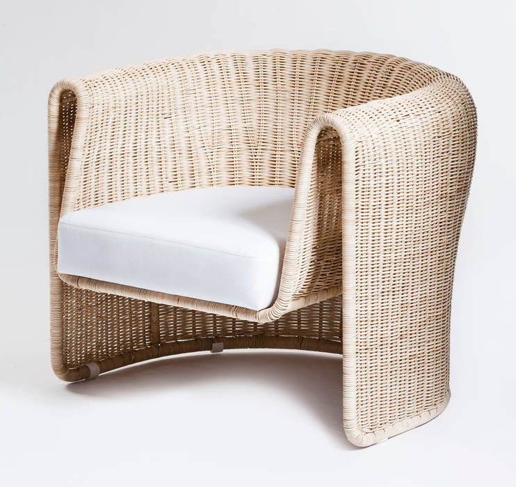 Slump chair Egg Designs CC Modern living room Rattan/Wicker Turquoise wicker,wicker chair,arm chair,occasional chair,bedroom chair,lounge chair,patio chair,patio,lounge,white,Sofas & armchairs
