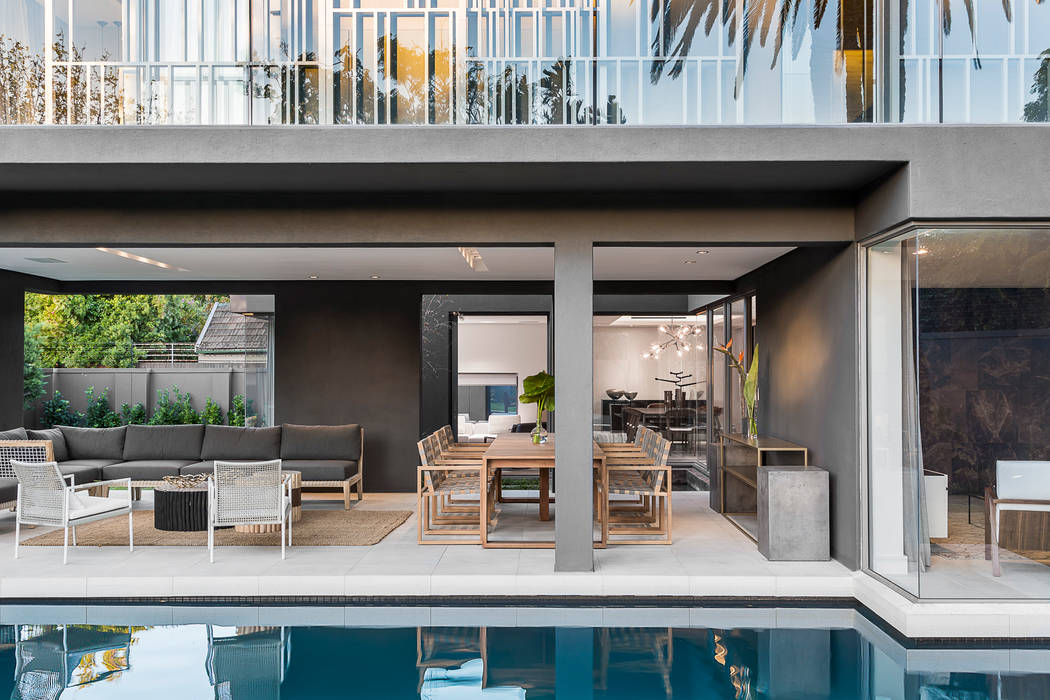 NW 57, GSQUARED architects GSQUARED architects Moderne Pools