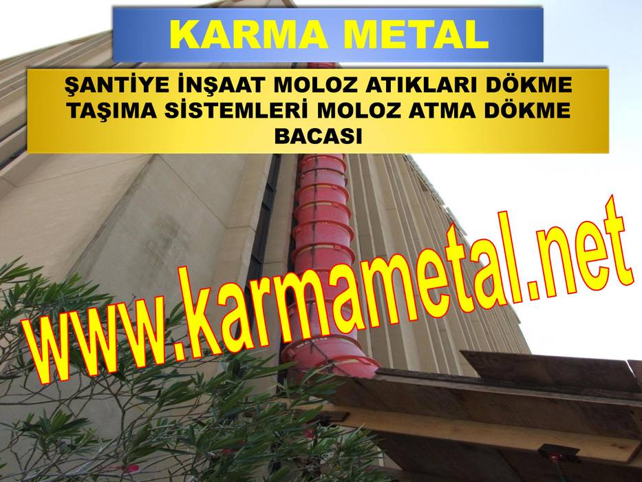 KARMA METAL-MOLOZ ATMA DOKME BACASI BOSALTMA KULESI MOLOZ SUTU IMALATI KARMA METAL Moloz kulesi