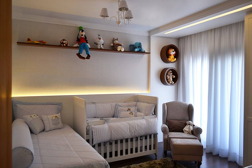 Dormitório Infantil Join Arquitetura e Interiores Quarto infantil moderno