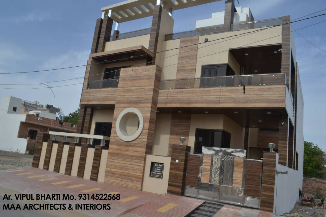 Prem Chelani ji, MAA ARCHITECTS & INTERIOR DESIGNERS MAA ARCHITECTS & INTERIOR DESIGNERS Modern houses