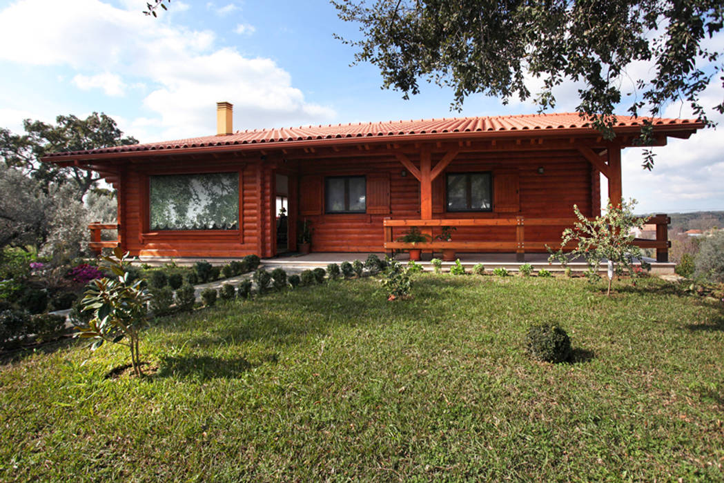 Casa no Sardoal, RUSTICASA RUSTICASA Rumah kayu Parket Multicolored
