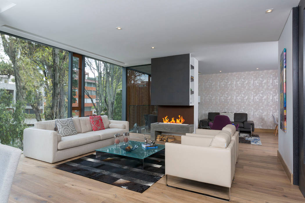 APARTAMENTO NORTE DE BOGOTA, ATELIER CASA S.A.S ATELIER CASA S.A.S Modern living room