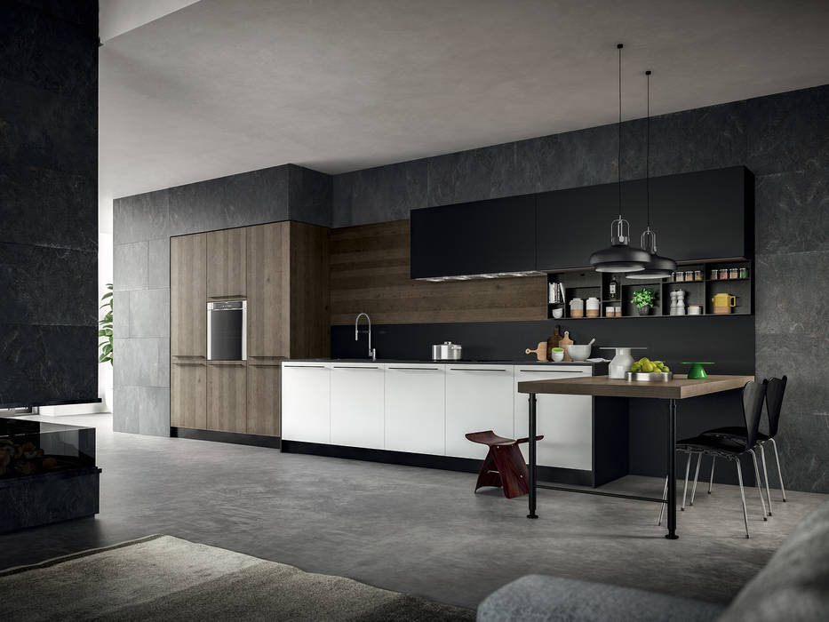 COCINAS ARMONY CUCINE, ATELIER CASA S.A.S ATELIER CASA S.A.S 現代廚房設計點子、靈感&圖片