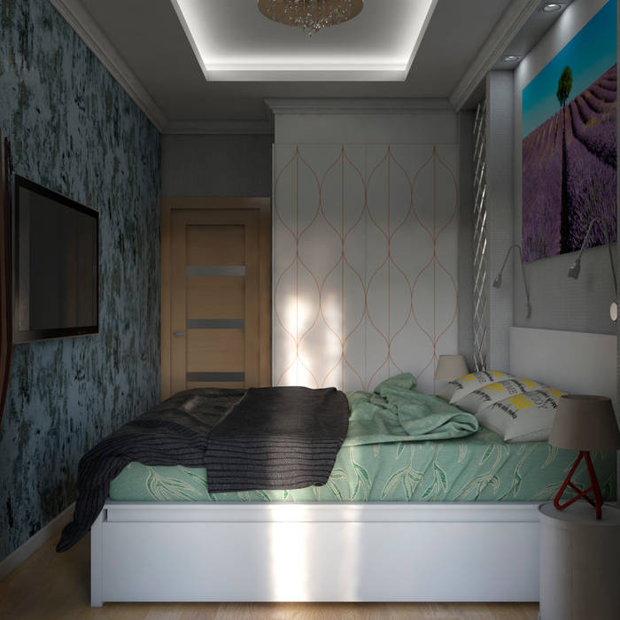 Квартира в ЖК 9-18, AG design AG design Minimalist bedroom