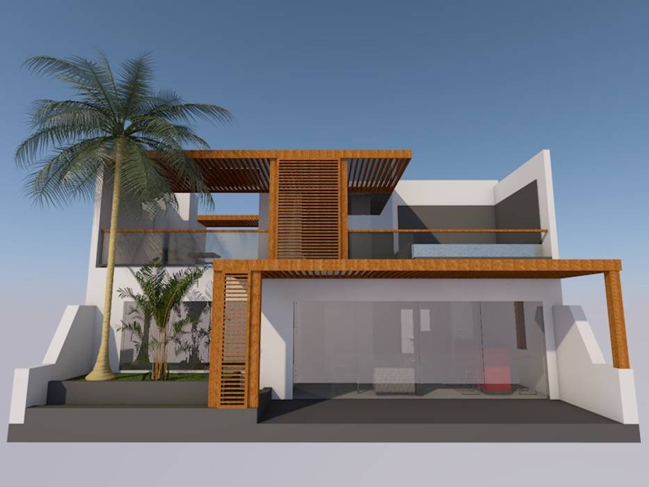 Casa de Playa, San Antonio, Cañete, Lima, MG OPENBIM Consulting MG OPENBIM Consulting Casas modernas: Ideas, diseños y decoración