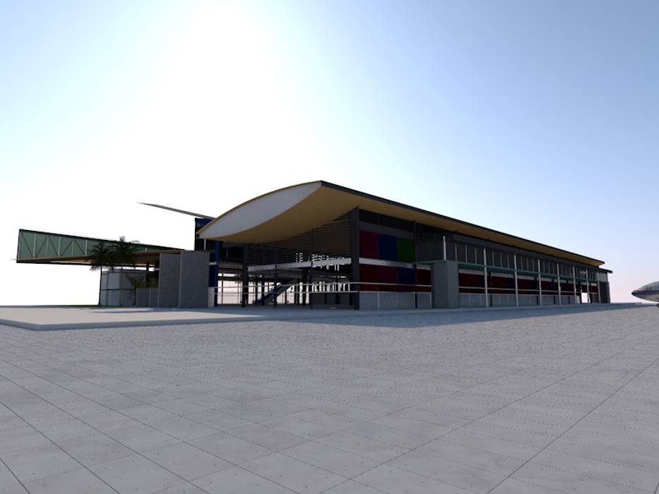 Terminal Aéreo Pucallpa, Perú (Propuesta), MG OPENBIM Consulting MG OPENBIM Consulting Espacios comerciales Aeropuertos