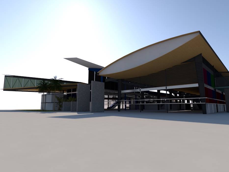 Terminal Aéreo Pucallpa, Perú (Propuesta), MG OPENBIM Consulting MG OPENBIM Consulting Espacios comerciales Aeropuertos