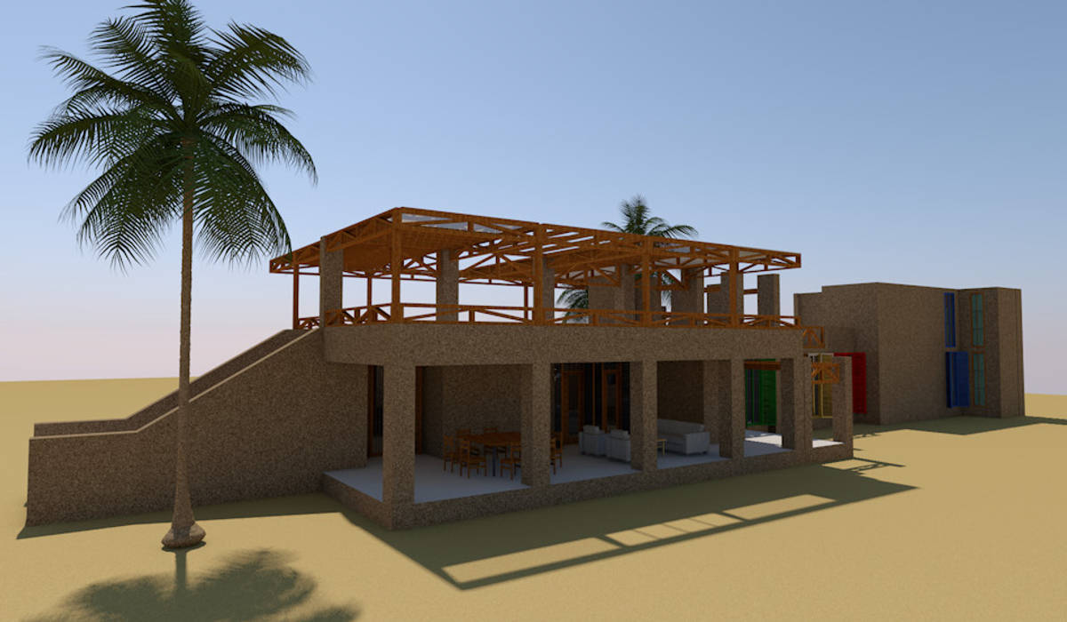 Casa de Campo, Lunahuaná, Cañete, Lima, MG OPENBIM Consulting MG OPENBIM Consulting Casas de estilo rural