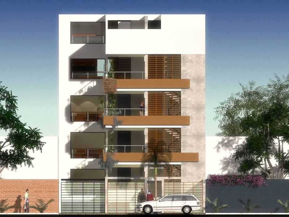 Doña Amalia 240, Surco, Lima, MG OPENBIM Consulting MG OPENBIM Consulting Casas modernas: Ideas, diseños y decoración