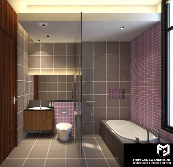 Child's Bathroom FerryGunawanDesigns Kamar Mandi Modern