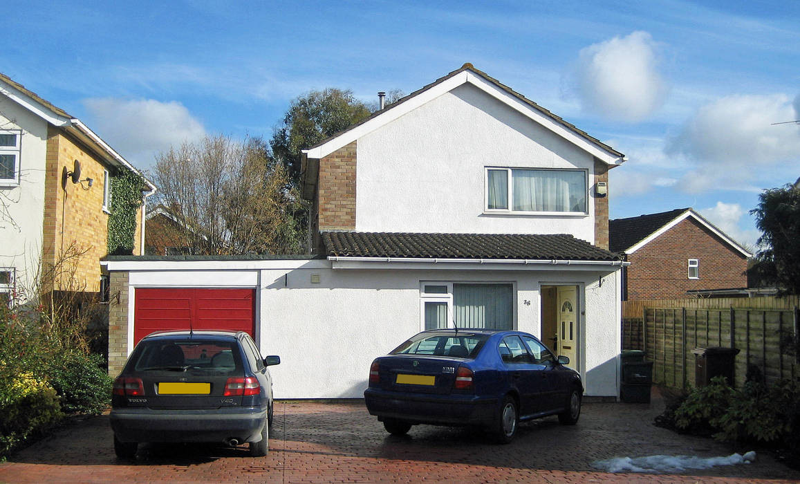 Front Entrance (Before) dwell design Modern houses