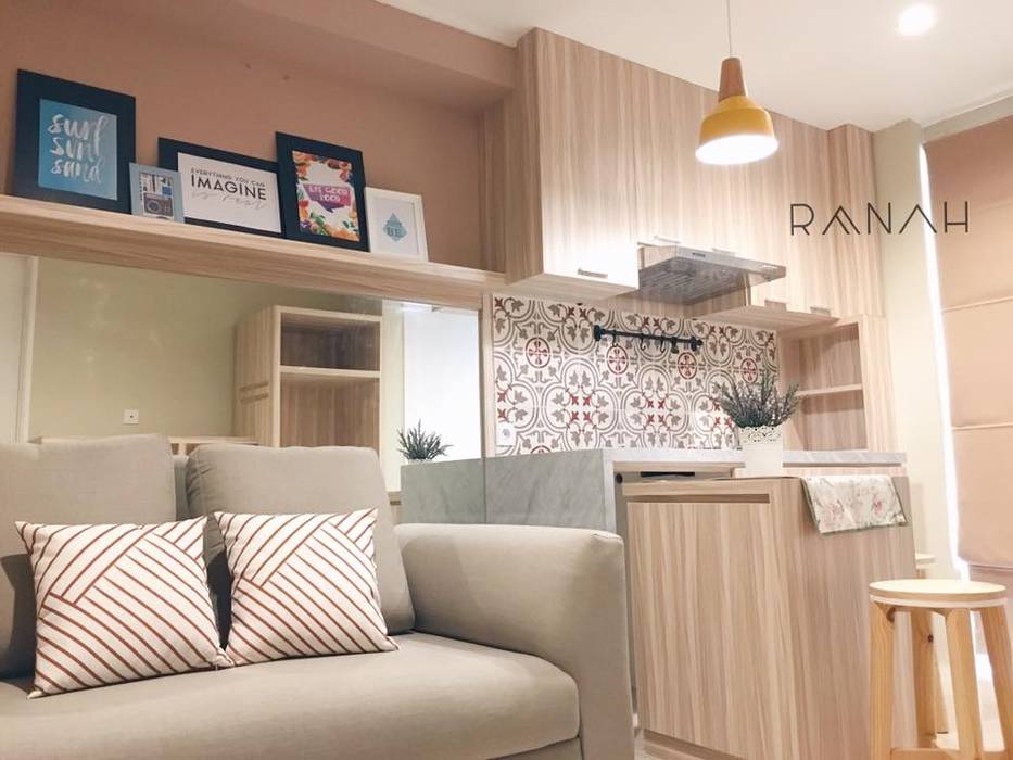 2 Bedrooms - Bassura City Apartment, RANAH RANAH 現代廚房設計點子、靈感&圖片