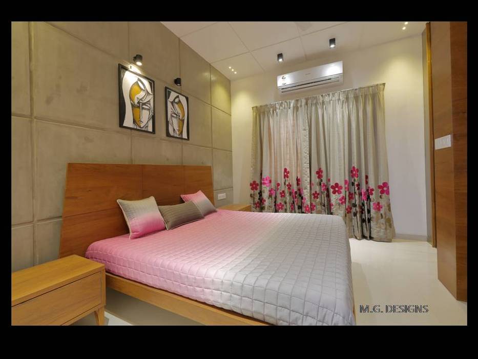 Bedroom malvigajjar Modern style bedroom Furniture,Property,Building,Comfort,Decoration,Interior design,Textile,Bed frame,Lighting,Wood