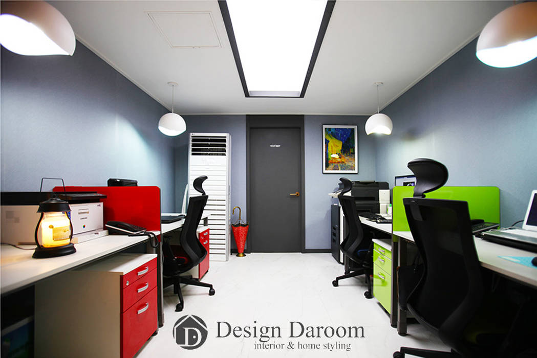 디자인다룸 광장동 사무실, Design Daroom 디자인다룸 Design Daroom 디자인다룸 Ruang Studi/Kantor Klasik