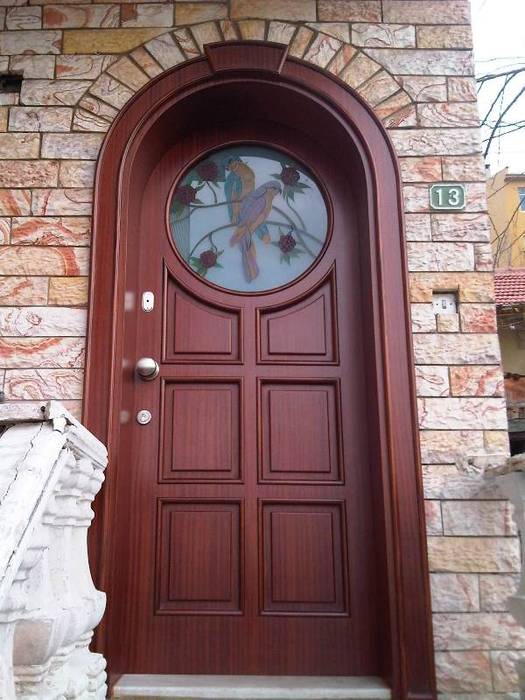 Kapı, Erim Mobilya Erim Mobilya أبواب رئيسية خشب نقي Multicolored