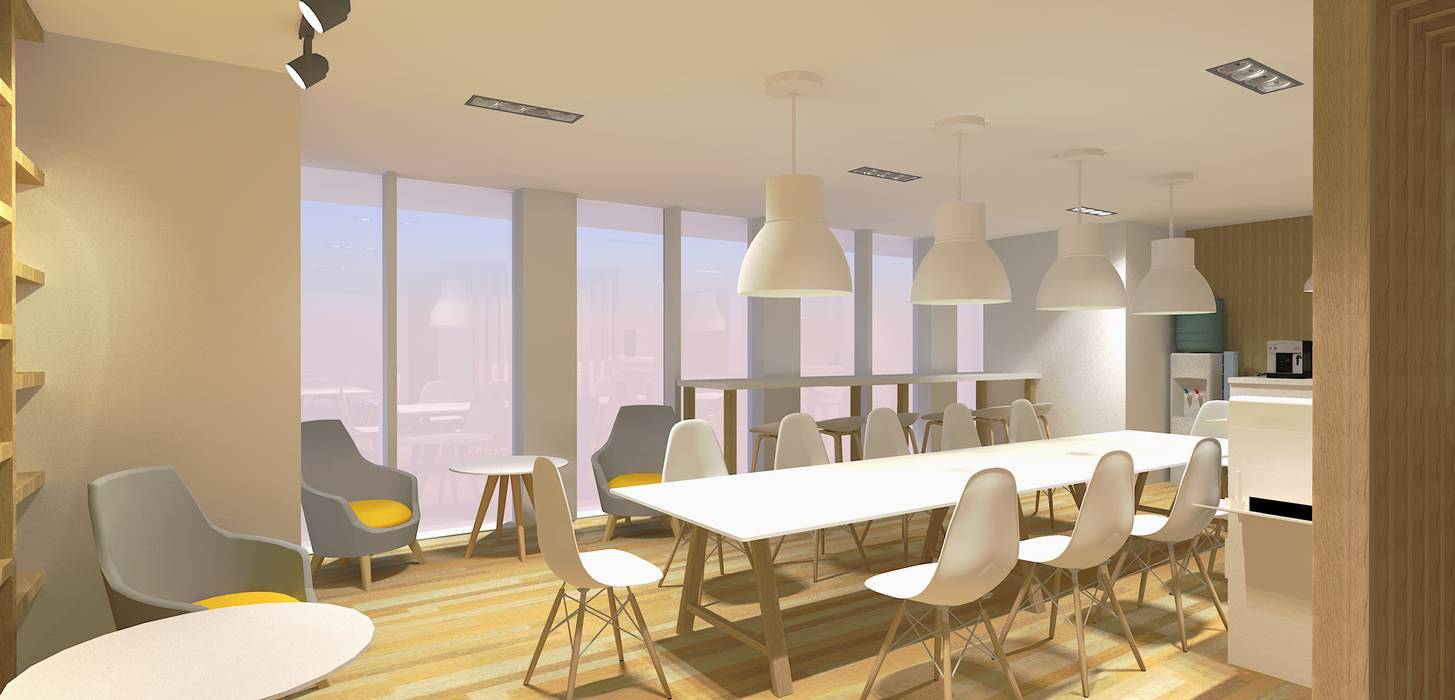 Regus Office & Co-Working Space Renovation, Aim Ztudio Aim Ztudio Commercial spaces Office buildings