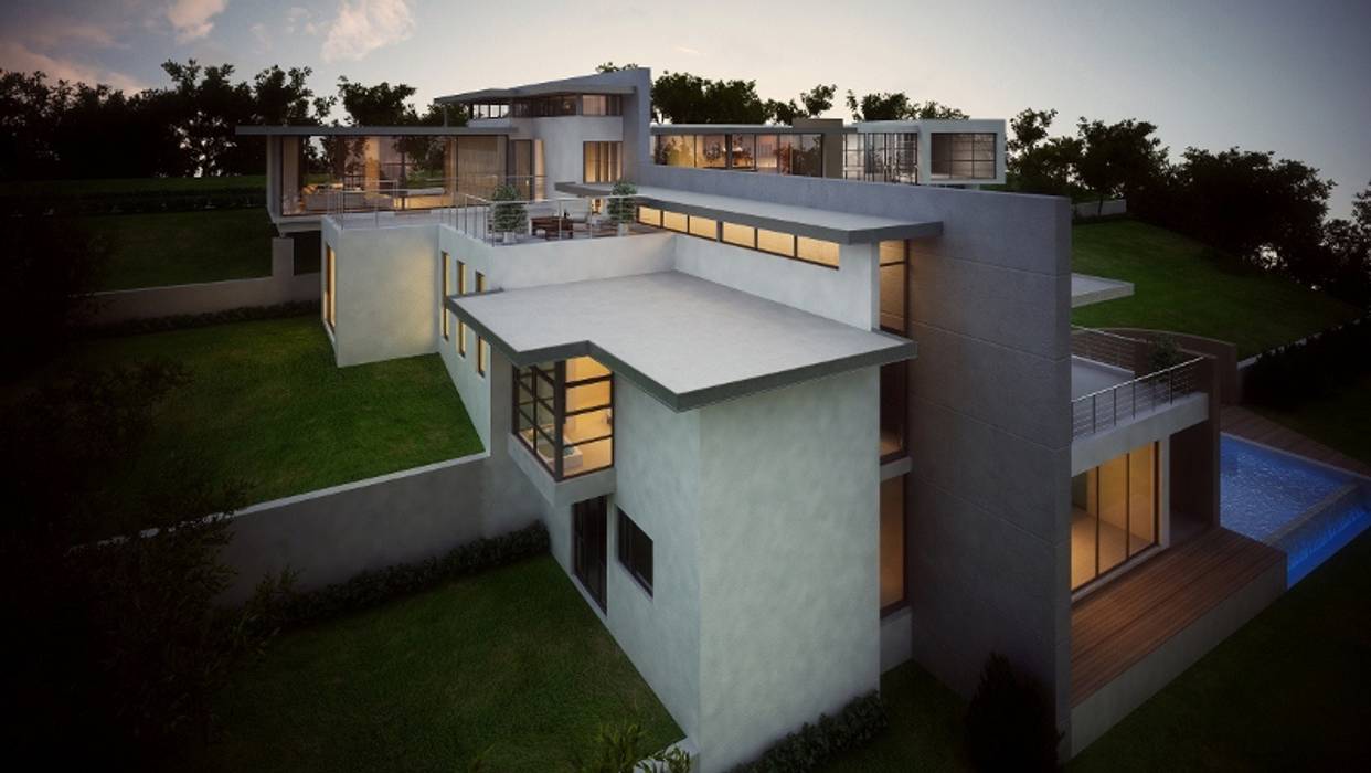 House van Wyk, John McKenzie Architecture John McKenzie Architecture Rumah Modern