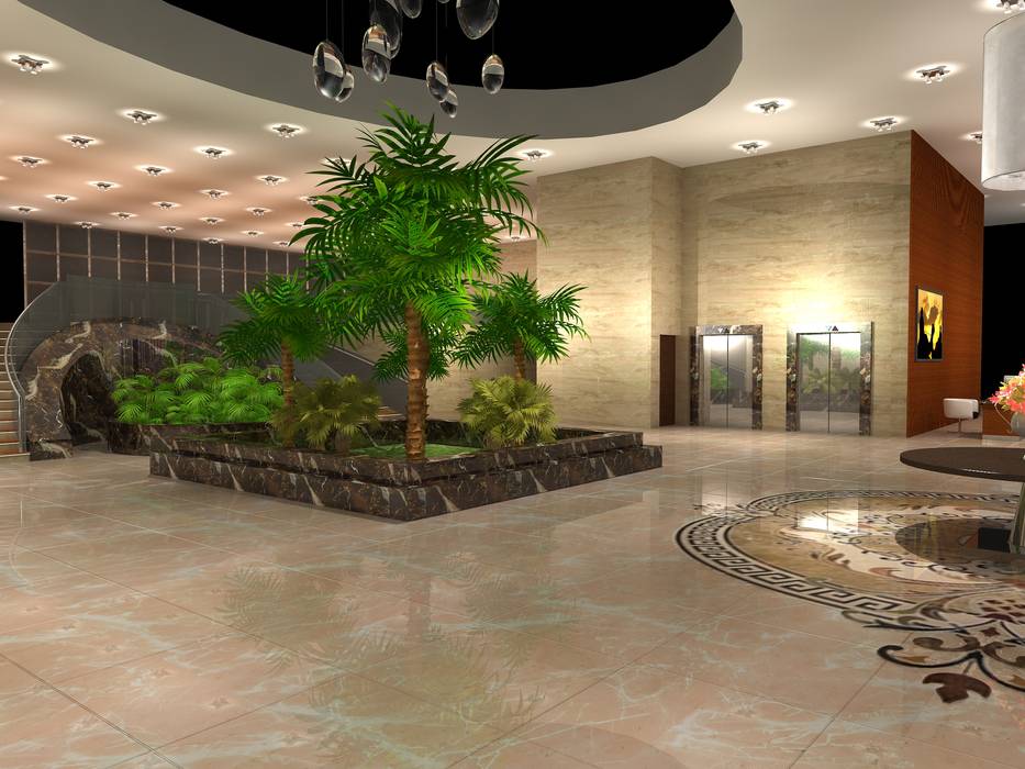 Five Star Hotel Lobby Modern Hotels By Gurooji Designs