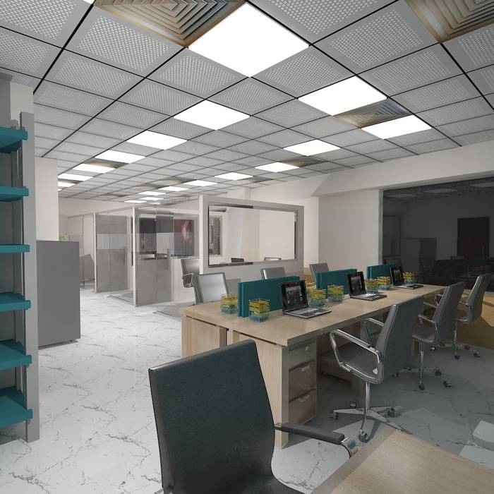 Office for Raj, Gurooji Designs Gurooji Designs Commercial spaces Offices & stores