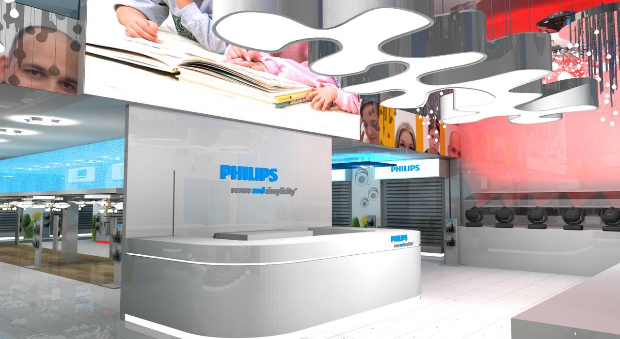 Philips Showroom Jeddah, Gurooji Designs Gurooji Designs Commercial spaces Commercial Spaces