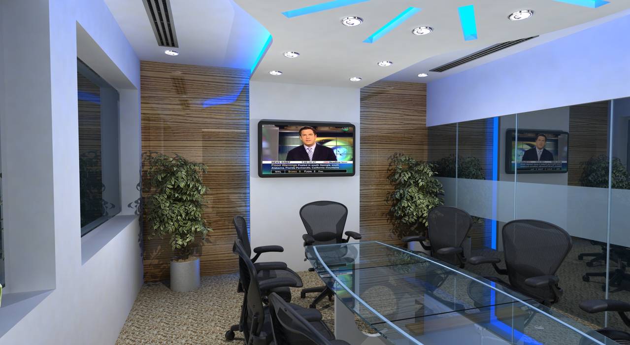 ICLP Meeting Room, Gurooji Designs Gurooji Designs Commercial spaces Offices & stores