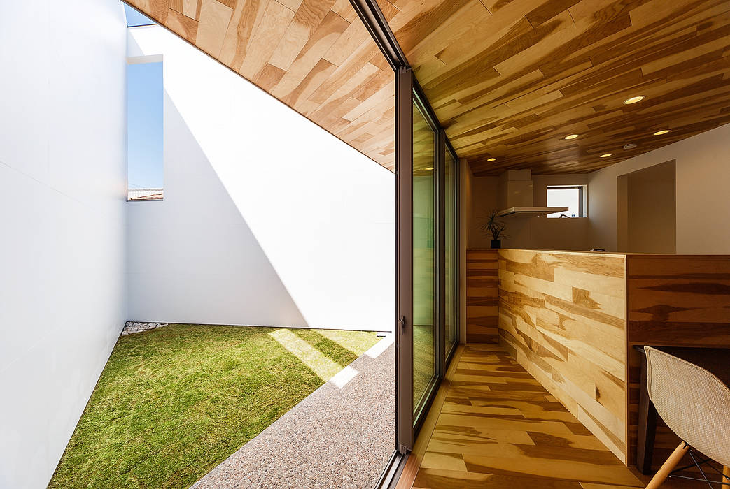 haus-duo, 一級建築士事務所haus 一級建築士事務所haus Jardines de estilo escandinavo Madera Acabado en madera