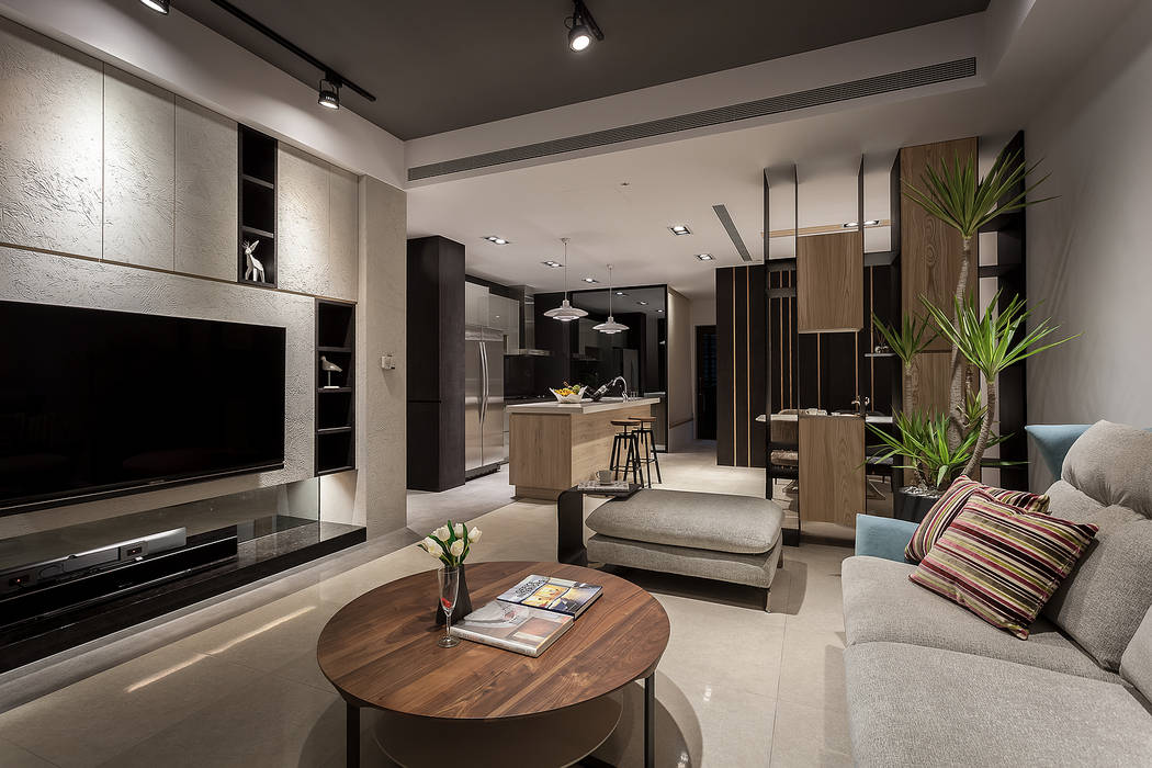 傳承, Heng Yueh 恆岳設計 Heng Yueh 恆岳設計 Industrial style living room
