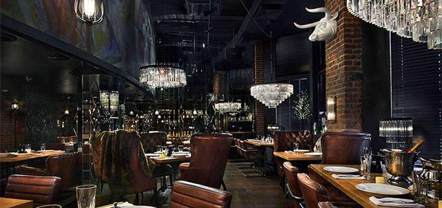 STEAKHOUSE, ROOMERS ROOMERS Балкон и терраса в стиле модерн Бамбук Зеленый