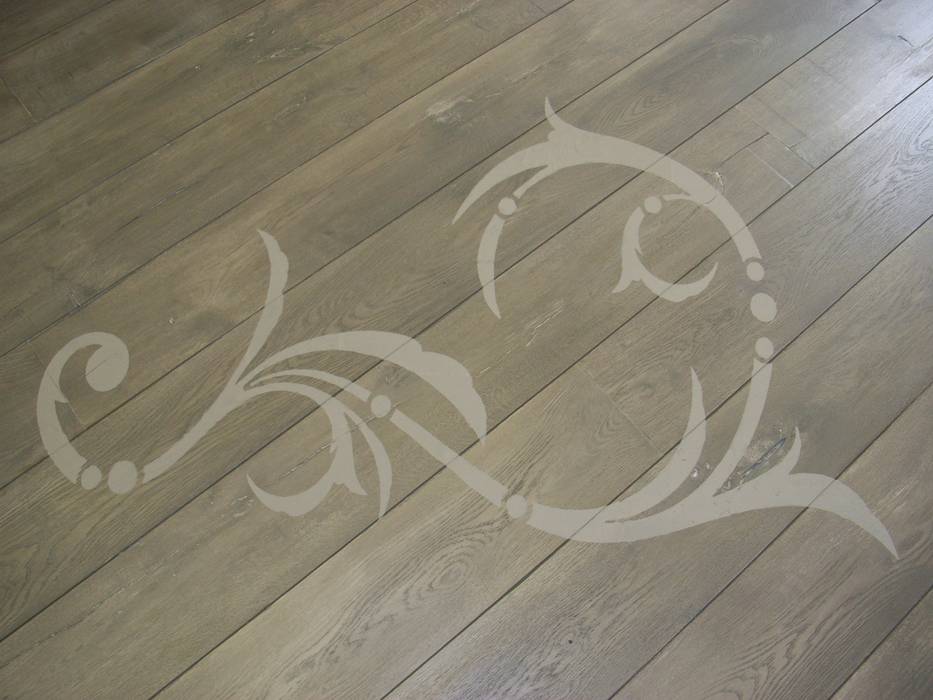 stencilled floor Style Within Klassische Wände & Böden Massivholz Mehrfarbig Wand- und Bodenbeläge