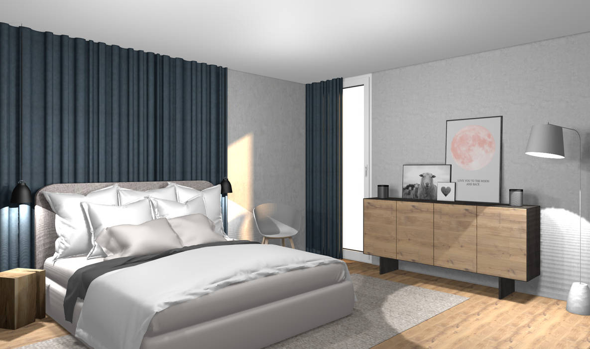 Schlafzimmer stylisch und leistbar moderne schlafzimmer von wohnly