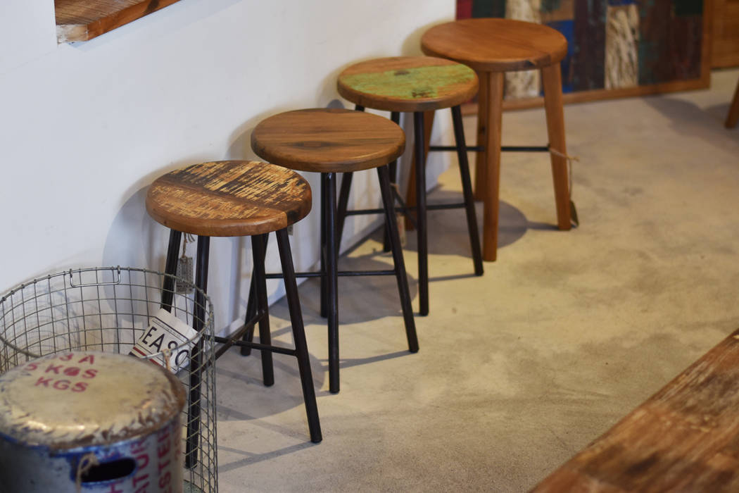 スツール gleam インダストリアルデザインの リビング stool,スツール,アイアン,iron,インダストリアル,industrial,廃材,古材,reclaimed,oldwood,椅子