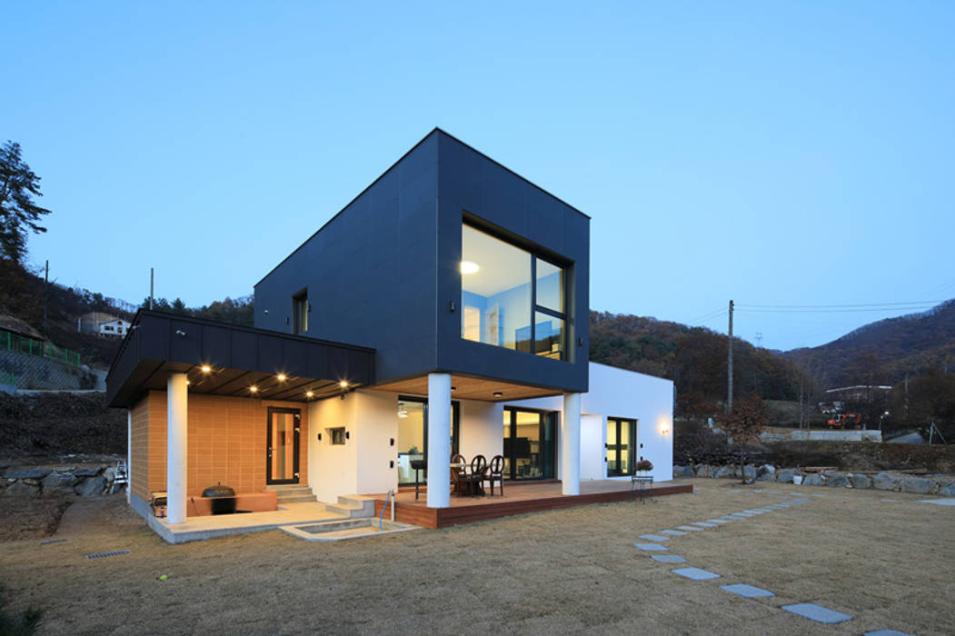 양평 지음재 , 공감로하 건축사사무소 공감로하 건축사사무소 Modern houses