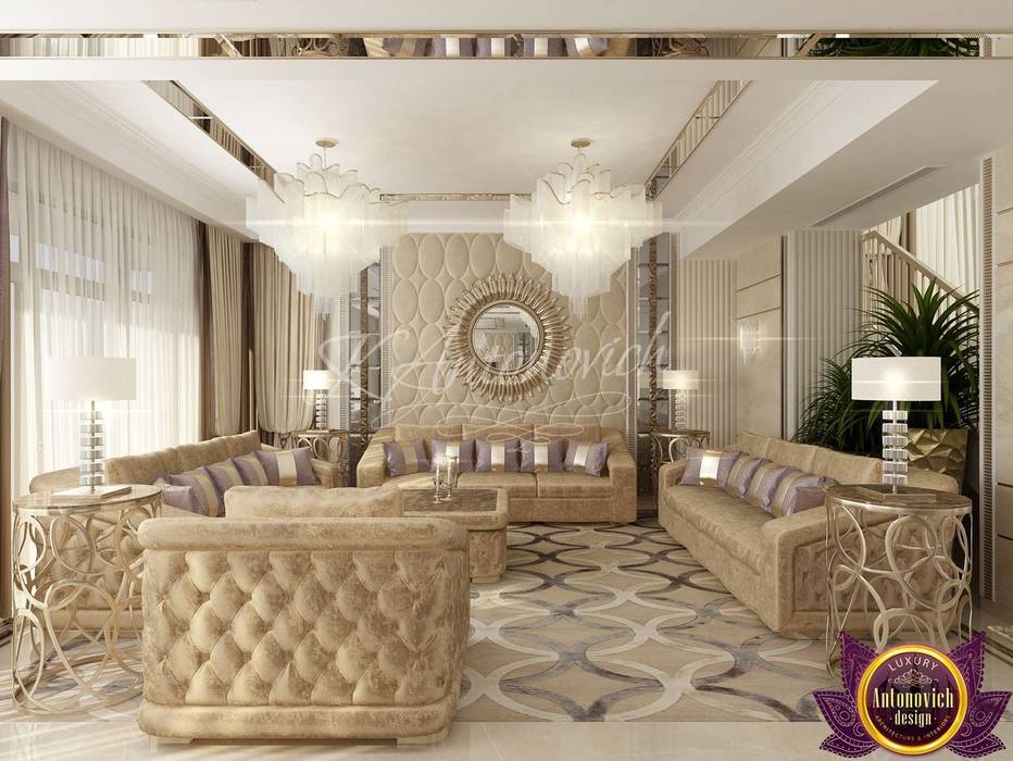 ​ Best Apartment design of Katrina Antonovich, Luxury Antonovich Design Luxury Antonovich Design Ruang Keluarga Modern