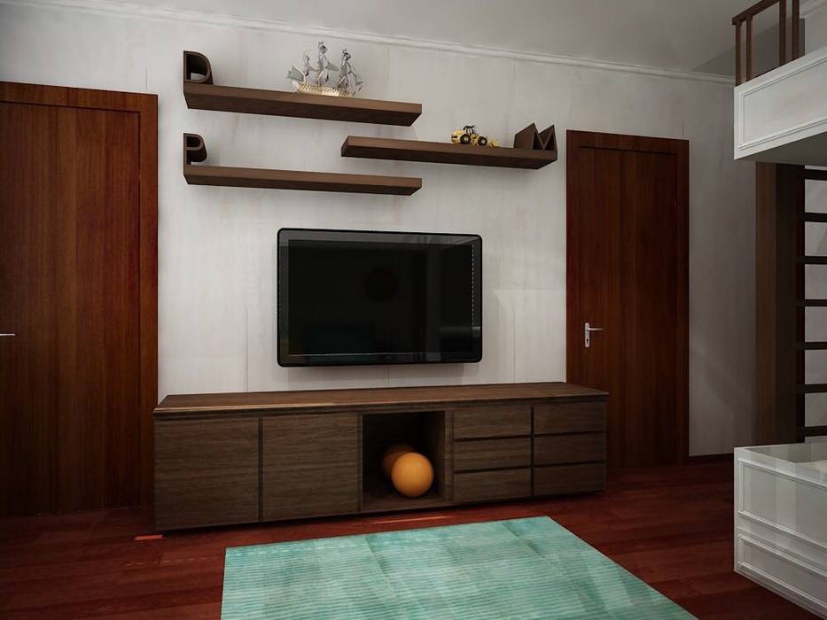 Mueble TV Zono Interieur Dormitorios infantiles modernos Diseño de interior,mueble tv